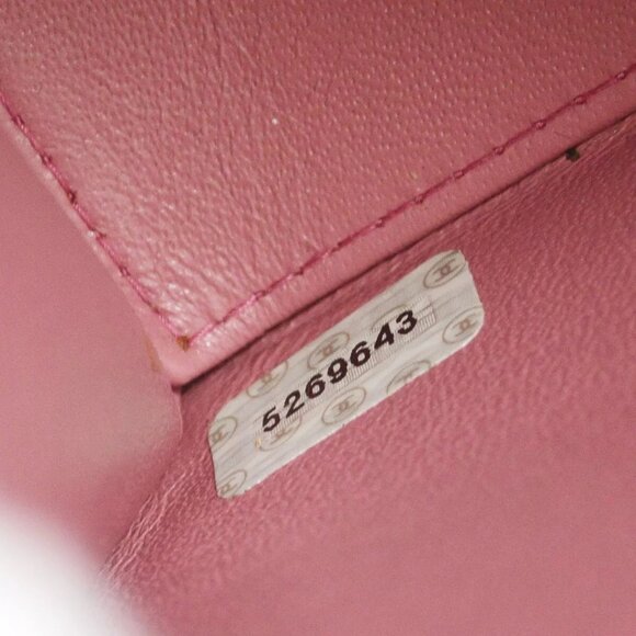 Chanel Pink Lambskin Handbag - Picture 2 of 10